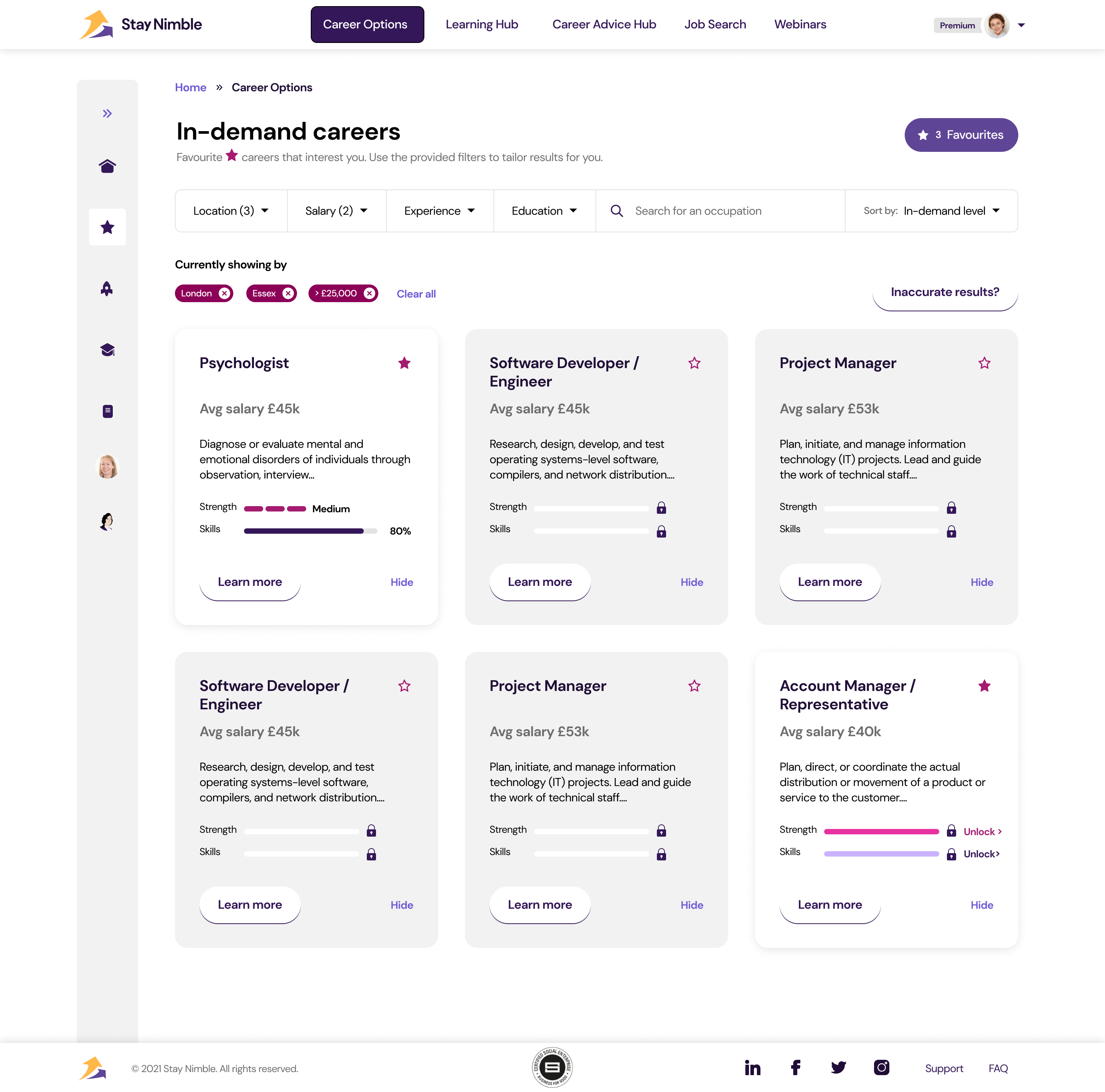 Stay Nimble - Careers page