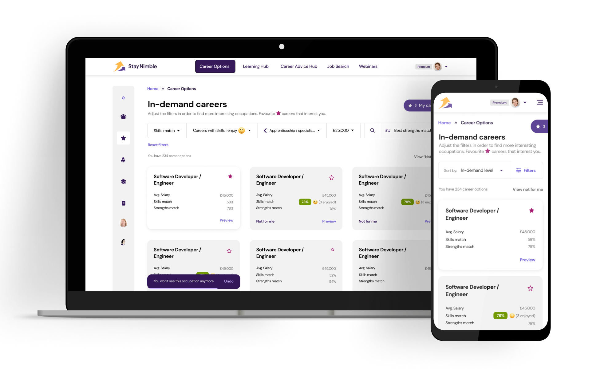 Stay Nimble - mockup